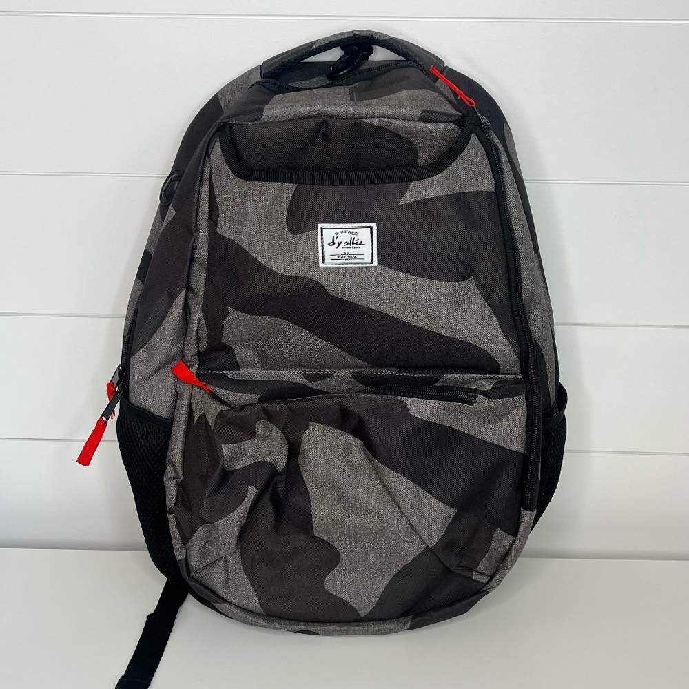 Tennis Backpack for Men/Women Black Camo